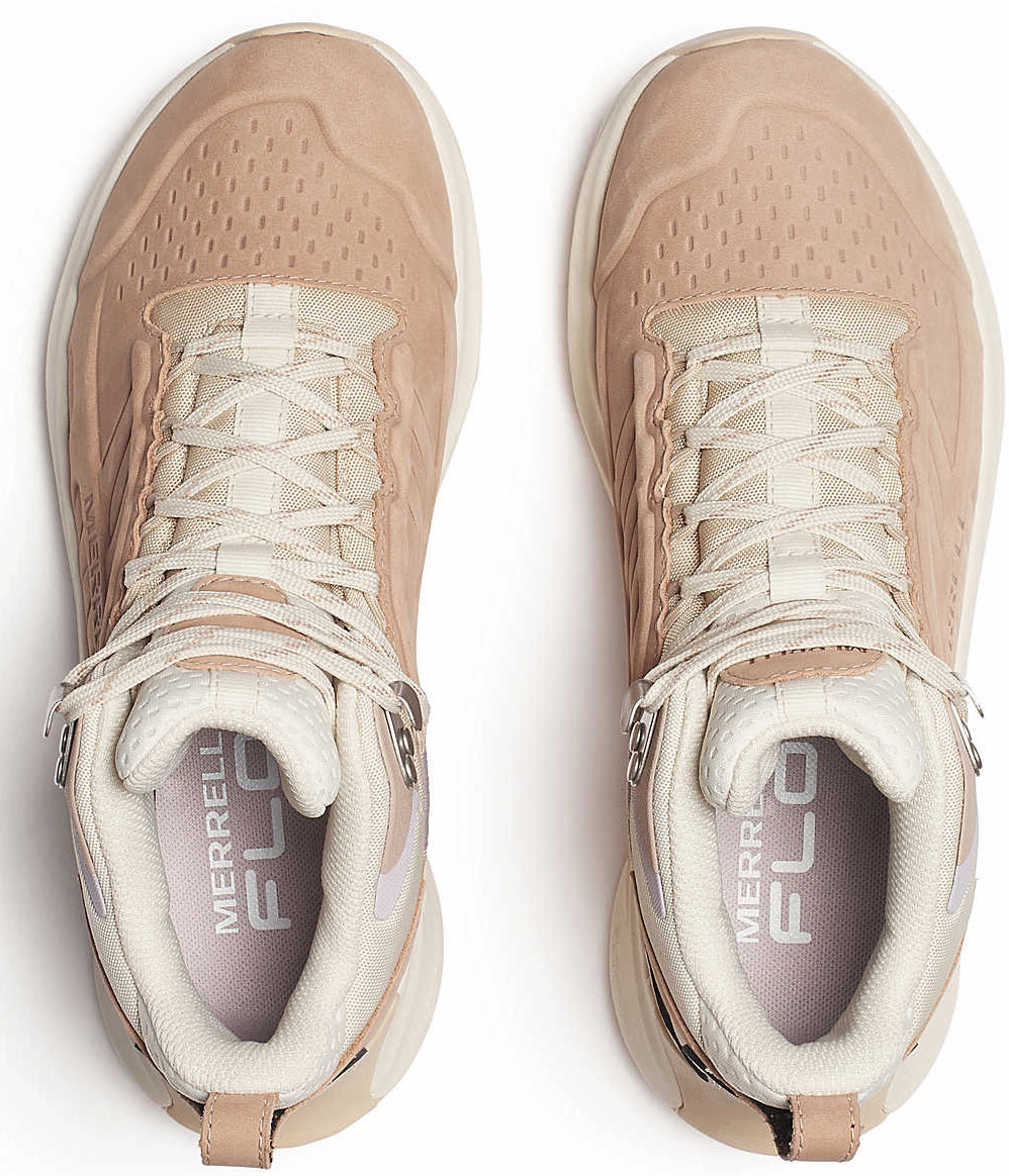 Merrell Moab Speed 2 Leather Mid Waterproof Womens Walking Boots - Pink Mountain adventure