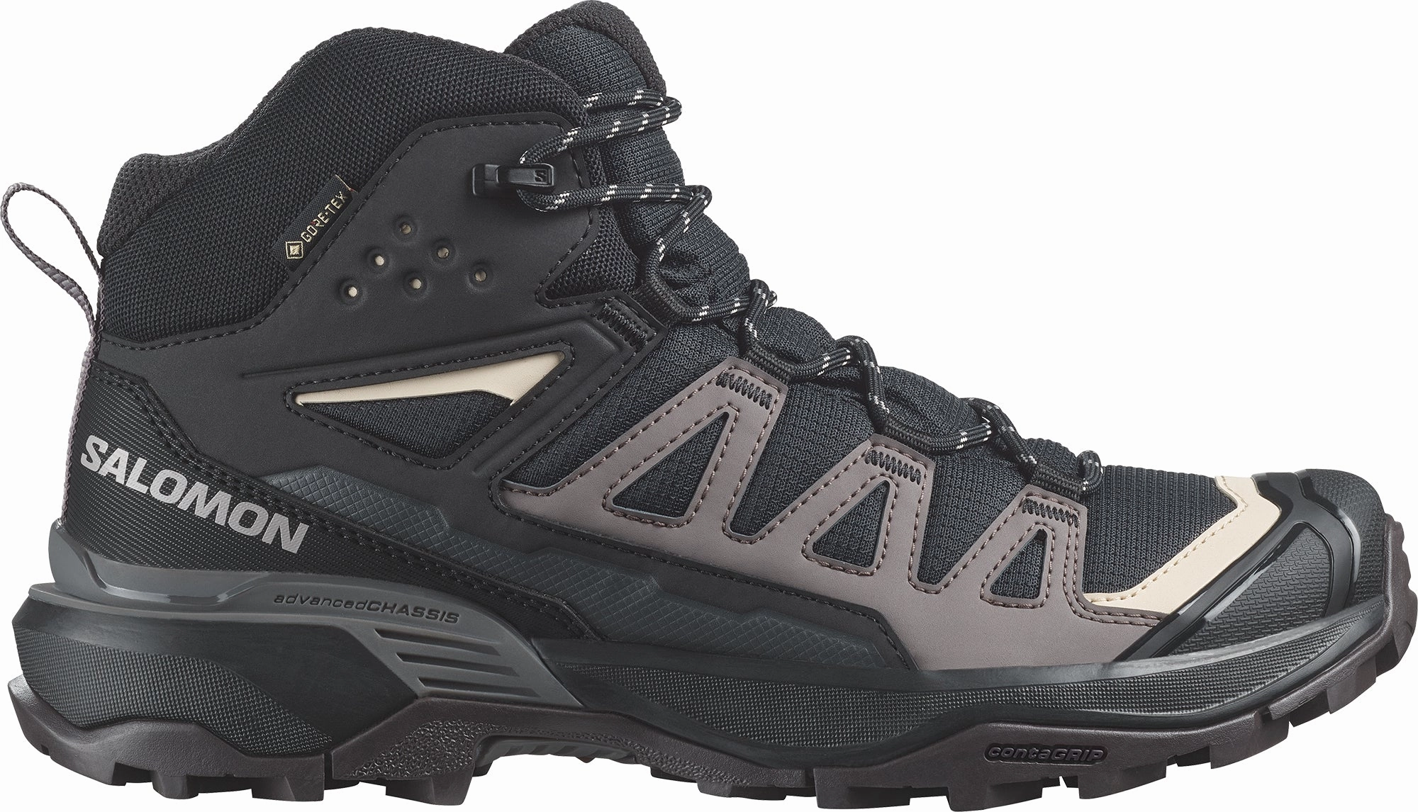 Salomon X Ultra 360 Mid GORE-TEX Womens Walking Boots - Black Impact Resistant