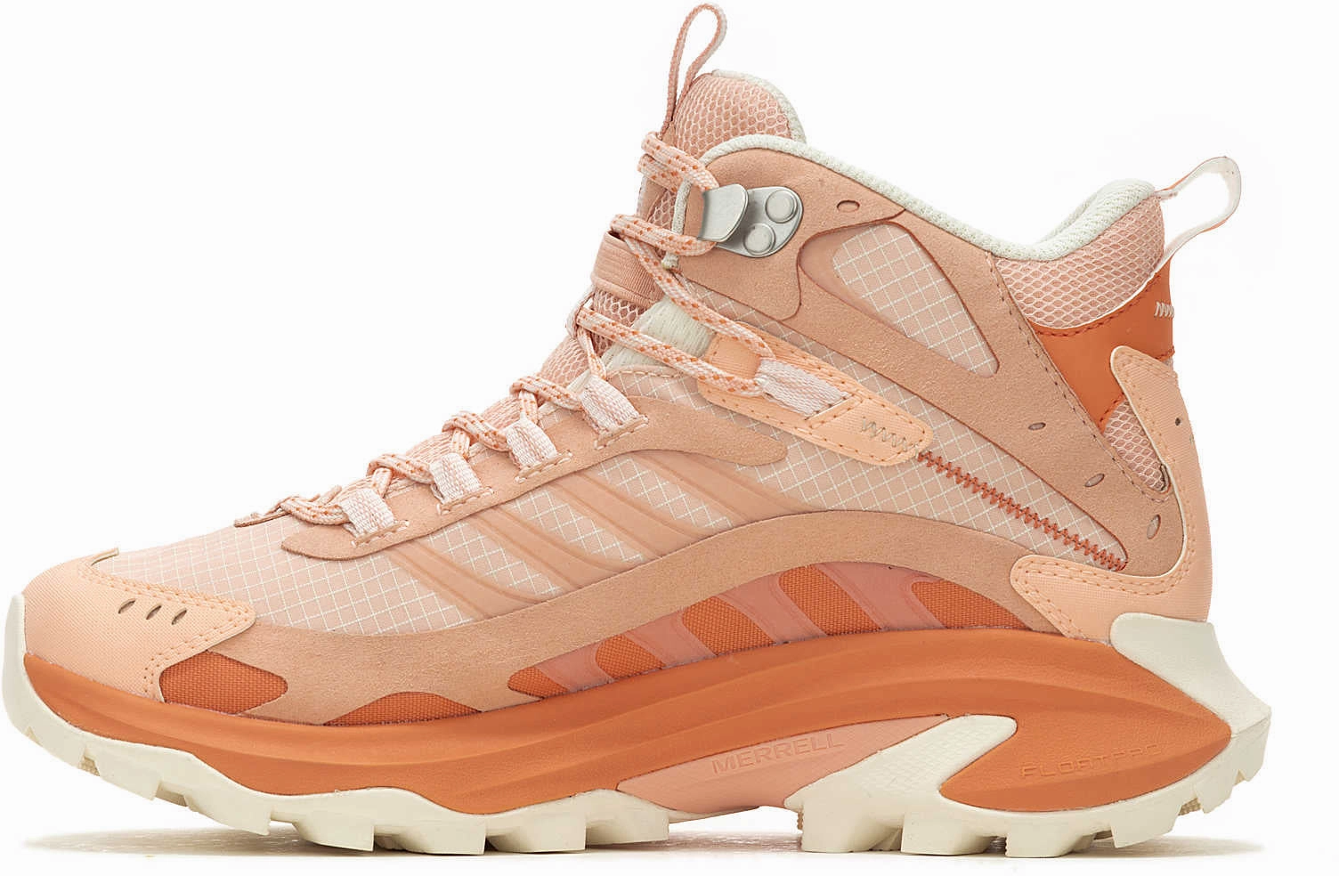 Snow Trails Weather Ready Hiking Merrell Moab Speed 2 Mid GORE-TEX Womens Walking Boots - Orange