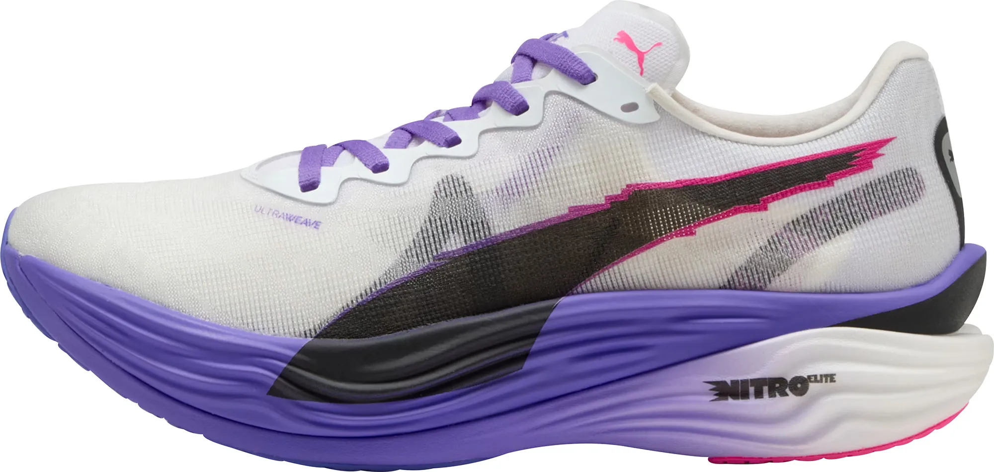 Puma Deviate Nitro Elite 3 Mens Running Shoes - White Natural Step