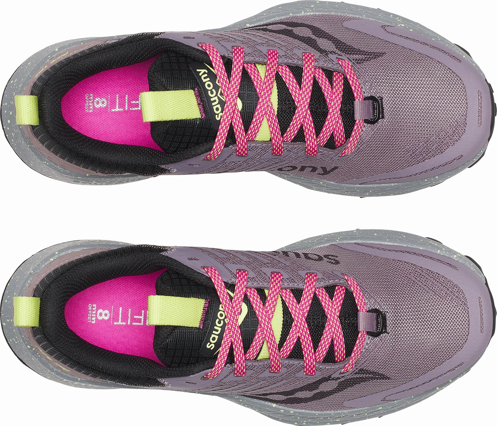 Simple Look Saucony Ride TR2 Womens Trail Running Shoes - Purple