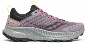 Saucony Ride TR2 Womens Trail Running Shoes - Purple Stable base Mid Foot