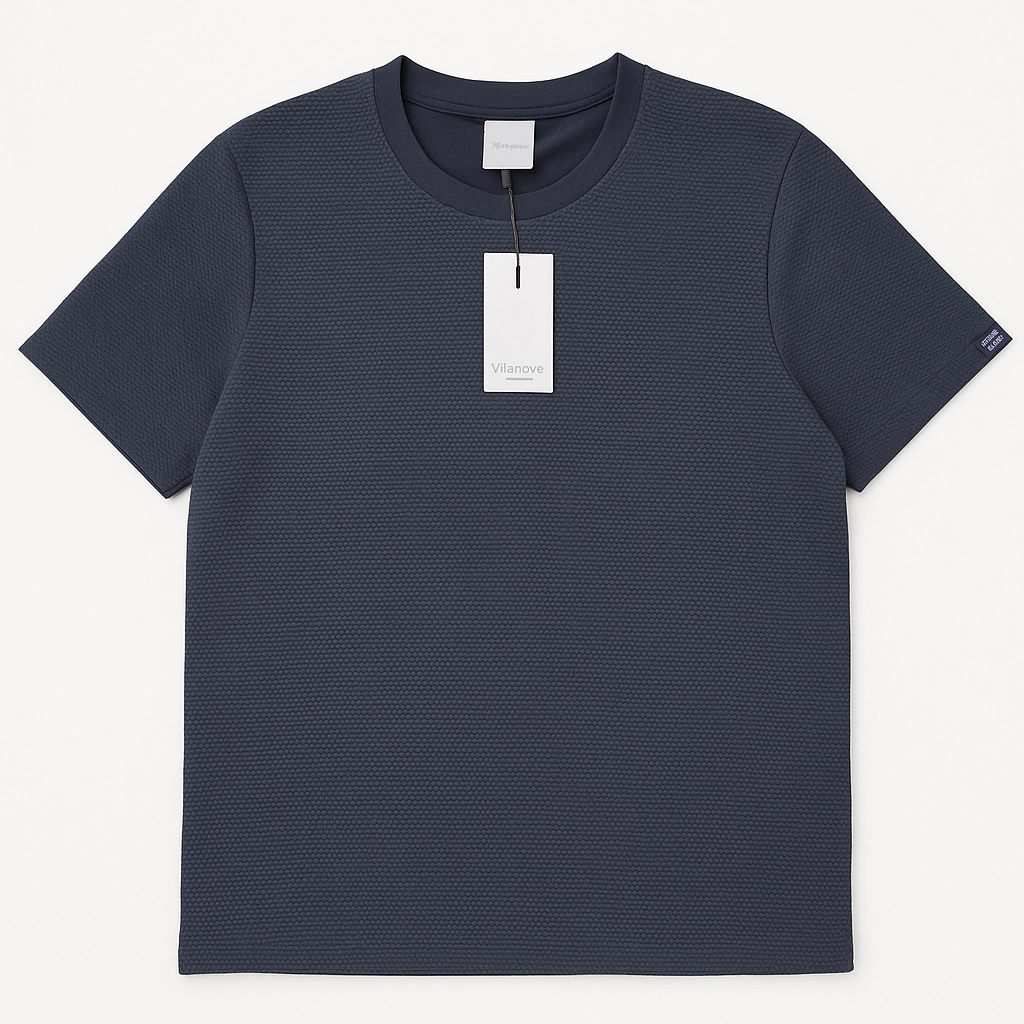 Men's masculinity Vilanova Italian Navy Blue T shirt