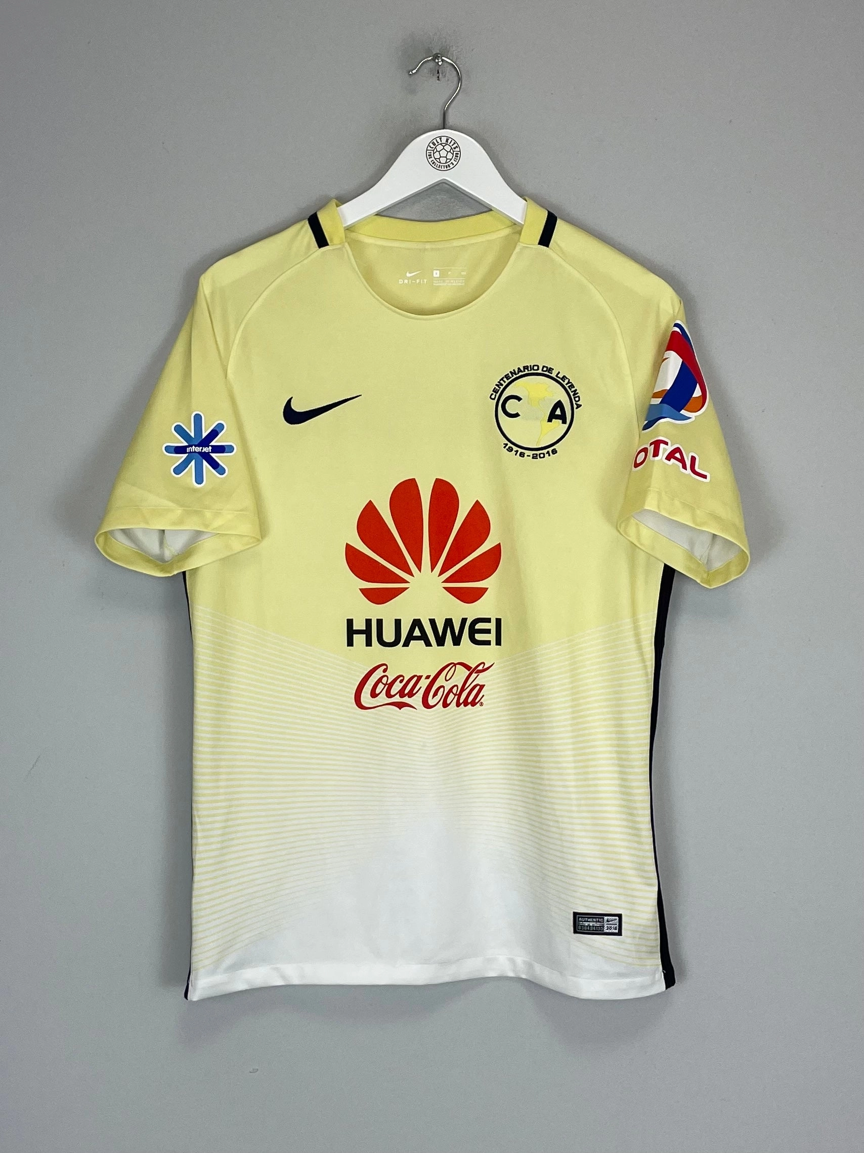 2016/17 CLUB AMERICA *CENTENARY* HOME SHIRT (S) NIKE Cross Fiber Engineering
