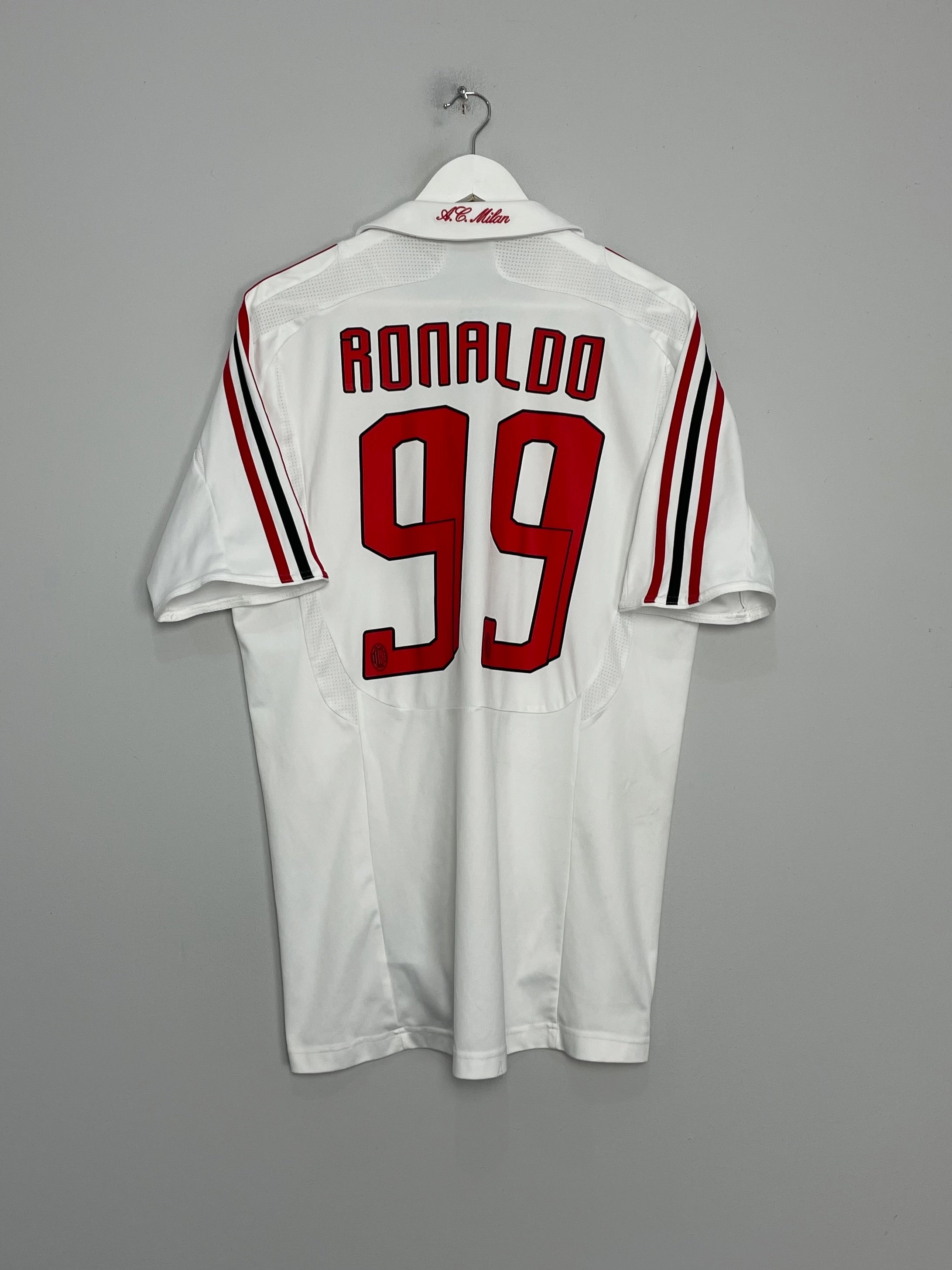 2007/08 AC MILAN RONALDO #99 AWAY SHIRT (L) ADIDAS Endurance Gear