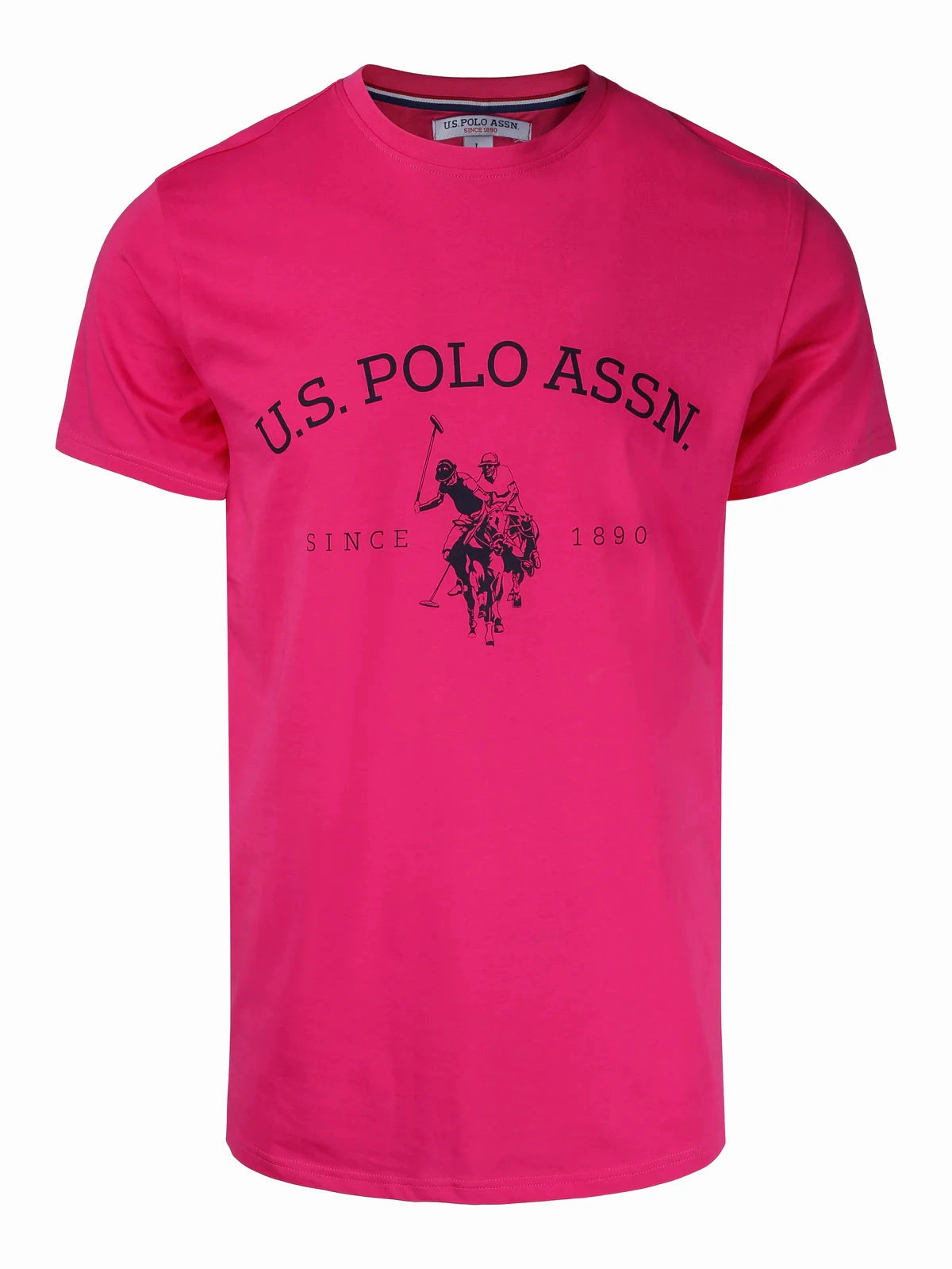 U.S POLO ASSN PINK T SHIRT Breathable Active Wear Abrasion Resistant Fabric