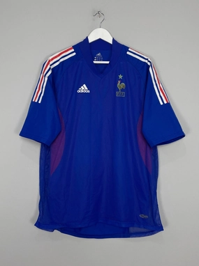 2002/04 FRANCE *PLAYER ISSUE* HOME SHIRT (M) ADIDAS Four Way Stretch Material