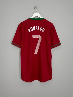 2012/13 PORTUGAL RONALDO #7 *AUTHENTIC* HOME SHIRT (XL) NIKE Grid Texture Fabric