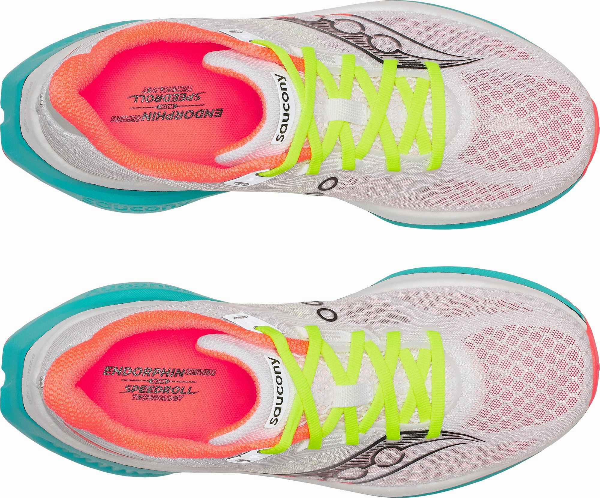 Saucony Endorphin Speed 5 Womens Running Shoes - White Clean Stitching