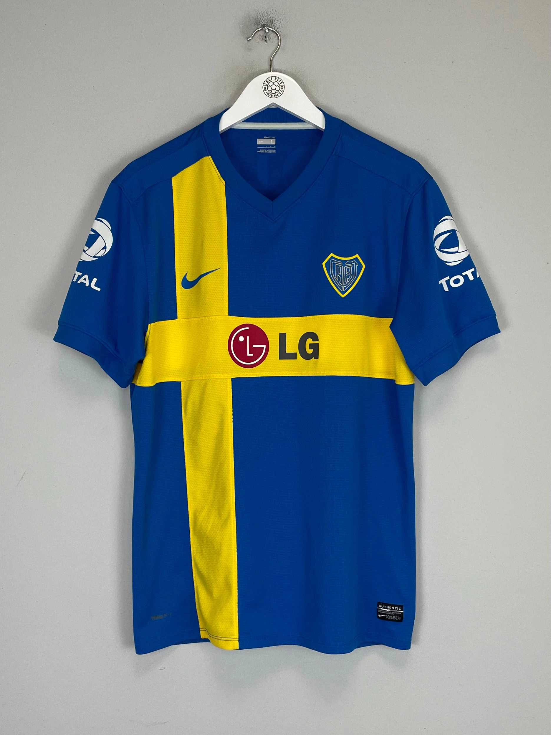 2010 BOCA JUNIORS *SPECIAL* HOME SHIRT (L) NIKE Seamless Side Panels