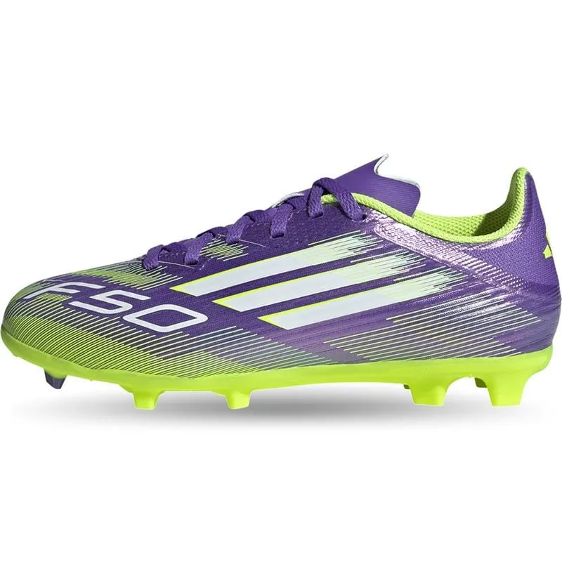 F50 League Youth FG/MG - Radiant Blaze Pack (JH7747) Stretch upper