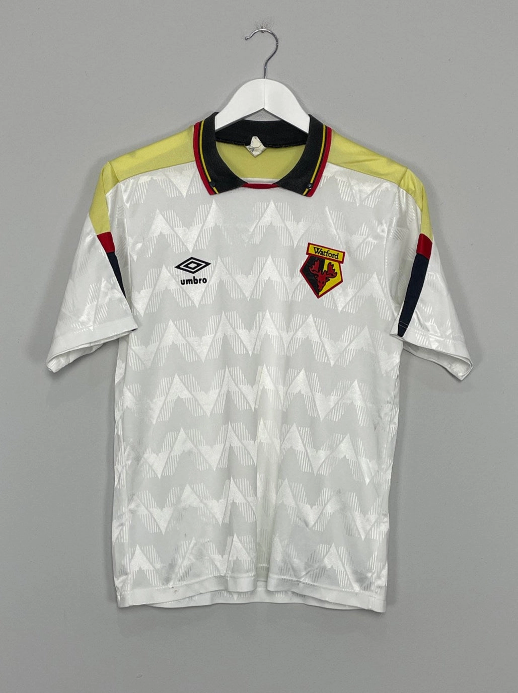 All-day Comfort Training Ready Wear 1989/91 WATFORD AWAY SHIRT (S) UMBRO