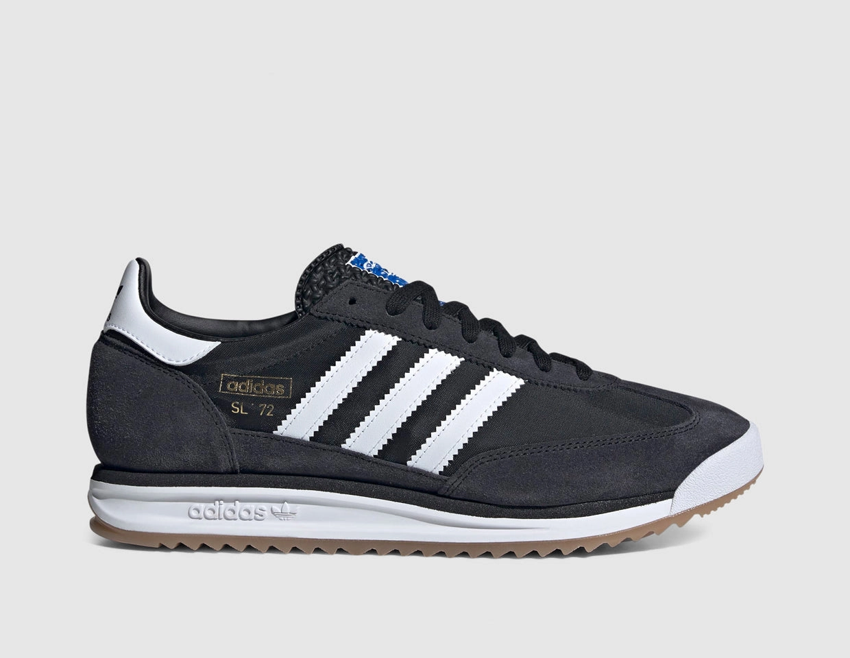 adidas Originals SL 72 RS Core Black / Cloud White - Blue Walk Smooth