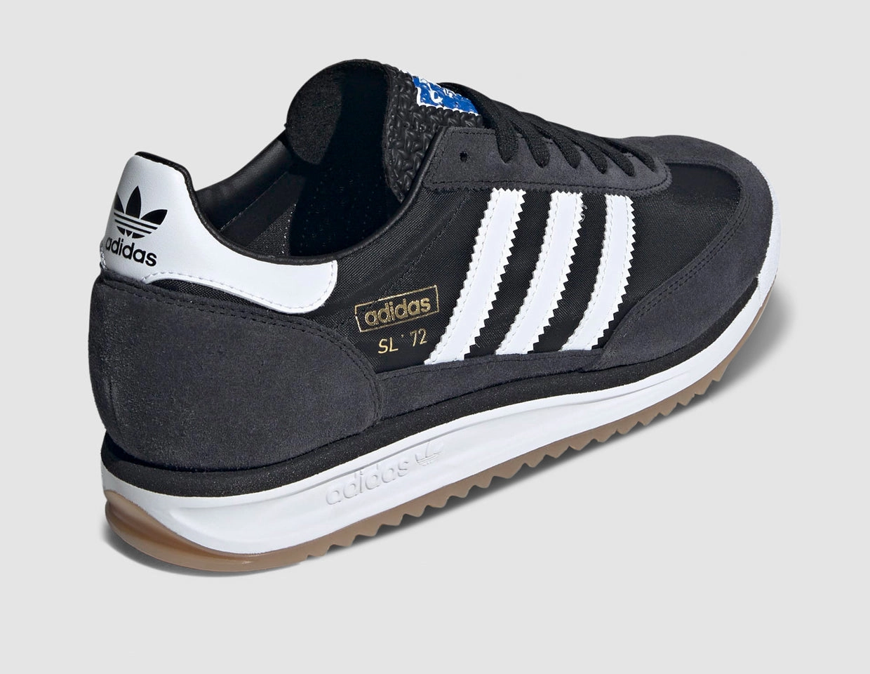 adidas Originals SL 72 RS Core Black / Cloud White - Blue Shape Memory