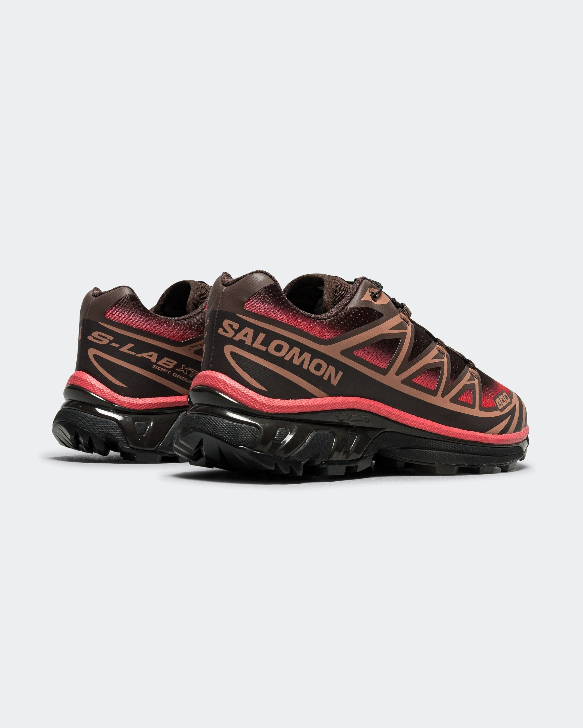 XT-6 Skyline - Black Coffee/French Roast-Rouge Red Easy Comfort