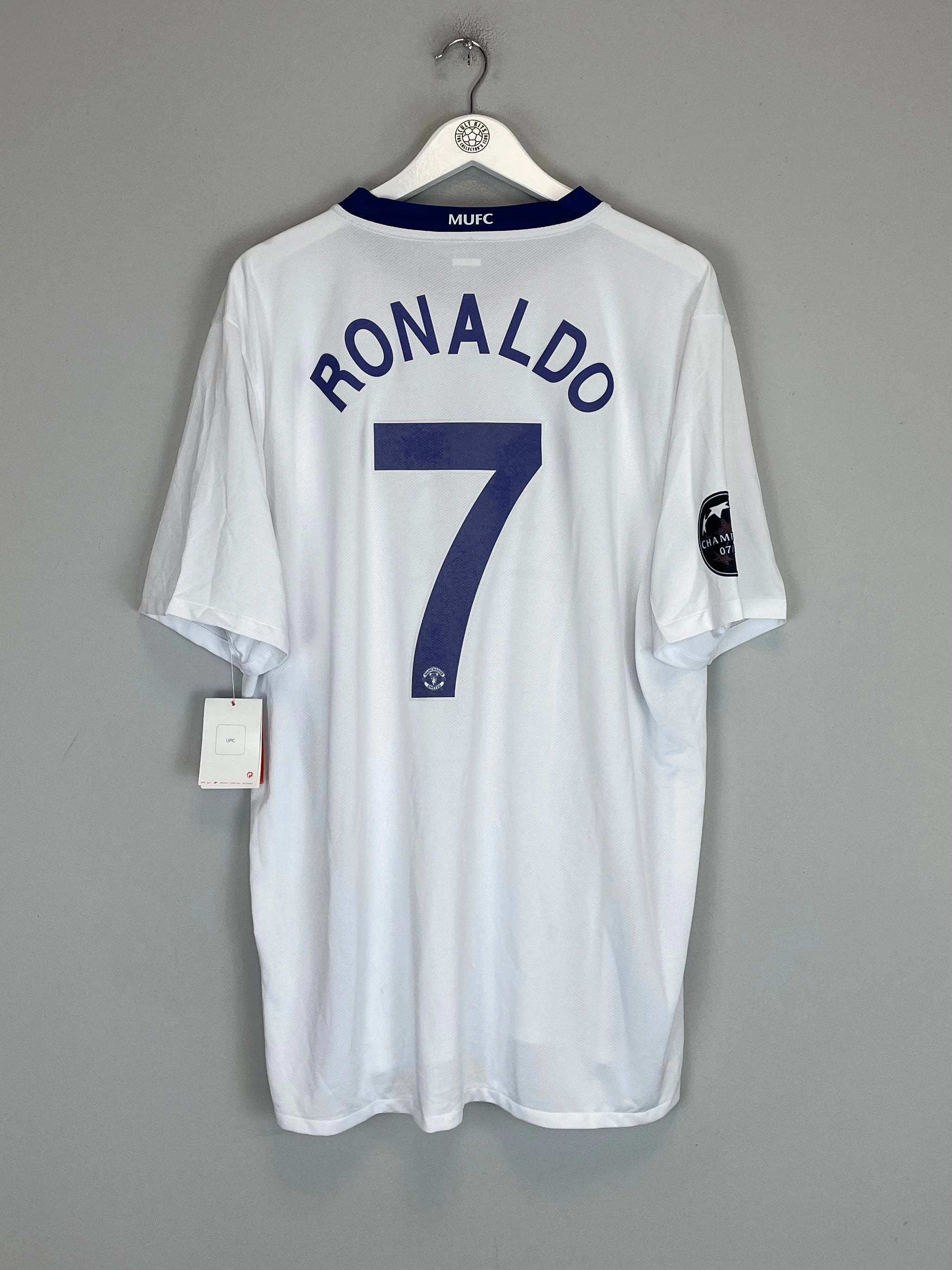 2008/10 MANCHESTER UNITED RONALDO #7 *BNWT* AWAY SHIRT (XXL) NIKE Anti Pilling Construction