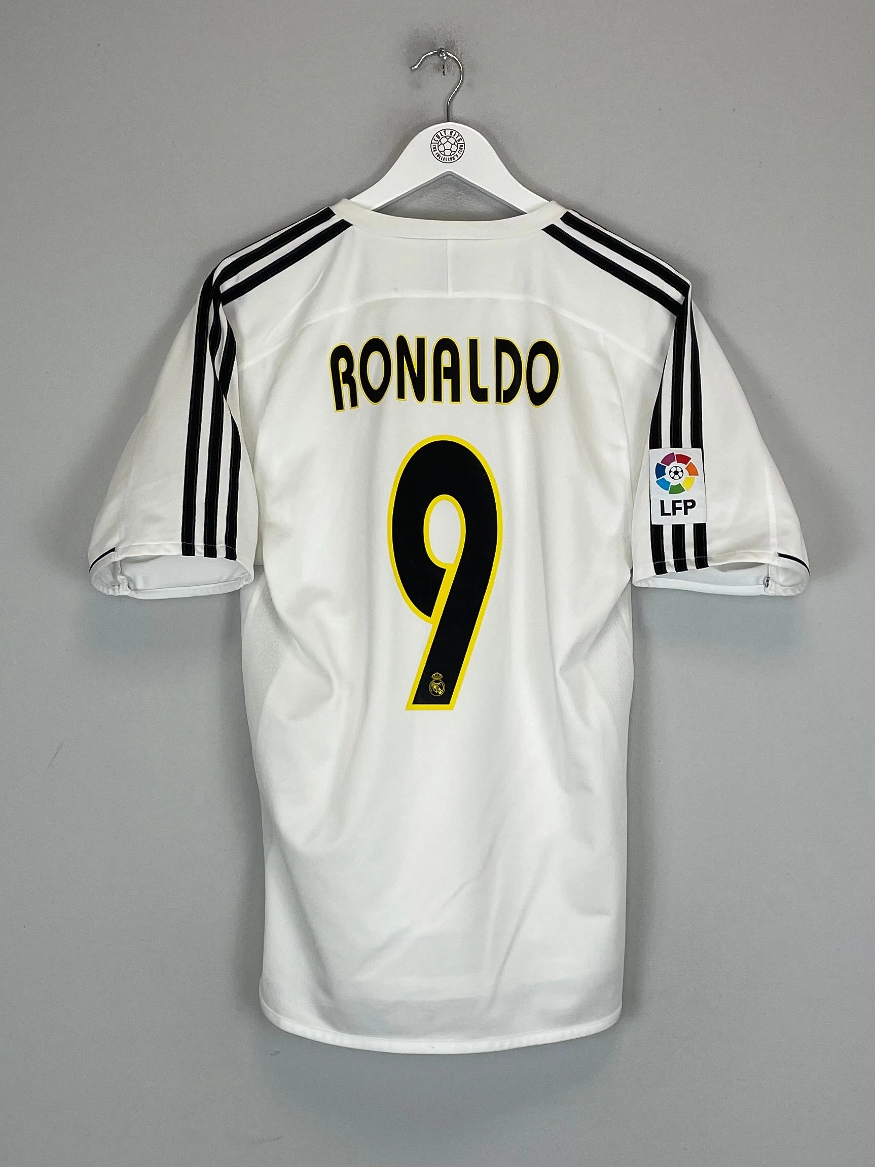 Dynamic Performance 2003/04 REAL MADRID RONALDO #9 *PLAYER ISSUE* HOME SHIRT (S) ADIDAS