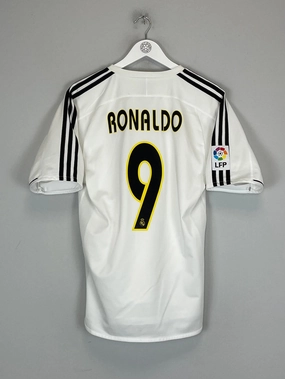 Dynamic Performance 2003/04 REAL MADRID RONALDO #9 *PLAYER ISSUE* HOME SHIRT (S) ADIDAS