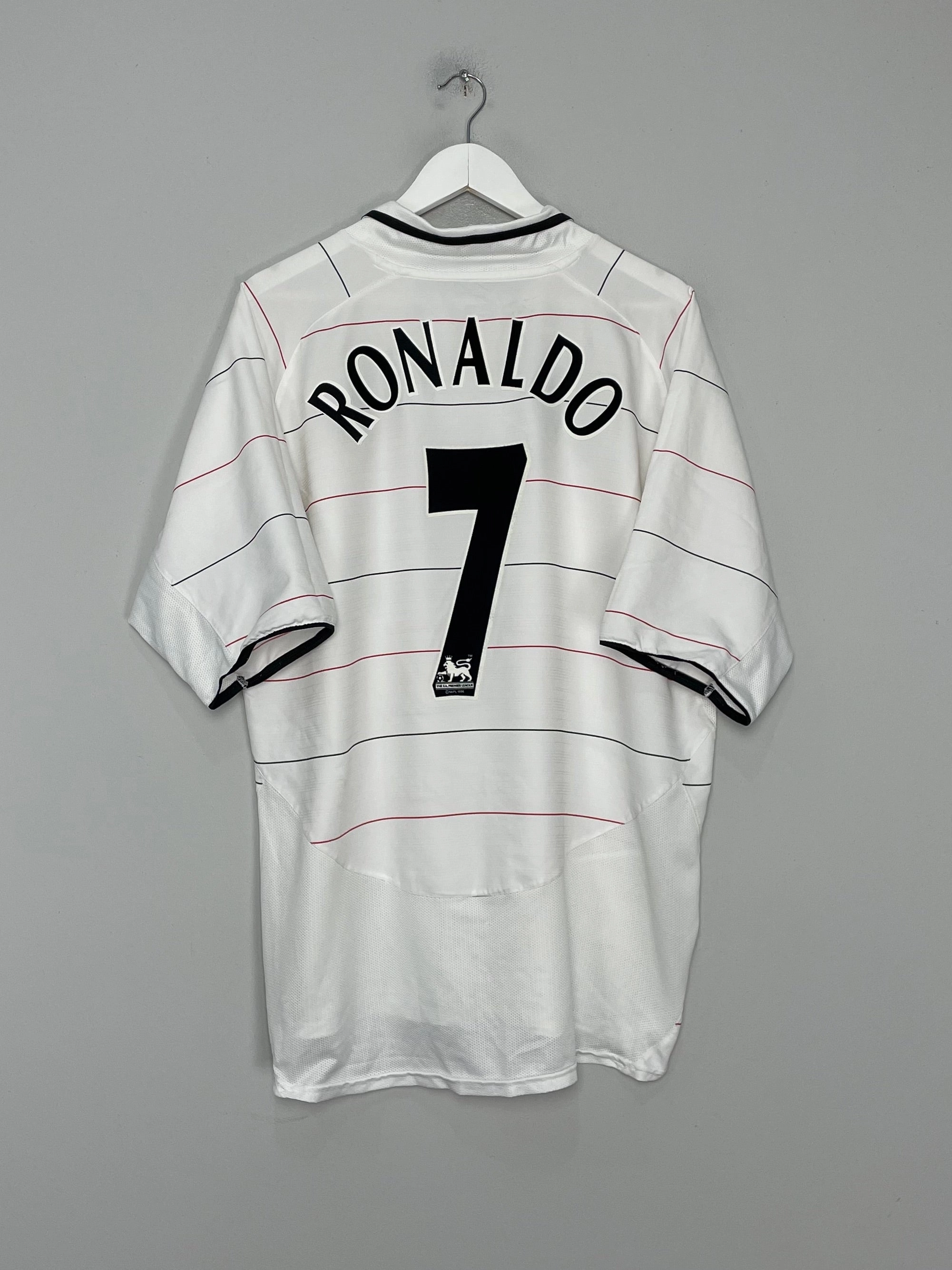 Ventilated Design 2003/05 MANCHESTER UNITED RONALDO #7 THIRD SHIRT (XL) NIKE