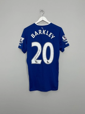 2019/20 EVERTON BARKLEY #20 *MATCH ISSUE   SIGNED* HOME SHIRT (M) UMBRO Flexible Design