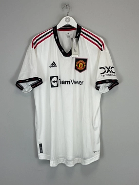 Ergonomic Pattern Design 2022/23 MANCHESTER UNITED *BNWT* AUTHENTIC AWAY SHIRT (XXL) ADIDAS