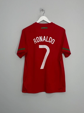 2010/12 PORTUGAL RONALDO #7 HOME SHIRT (M) NIKE Move Support