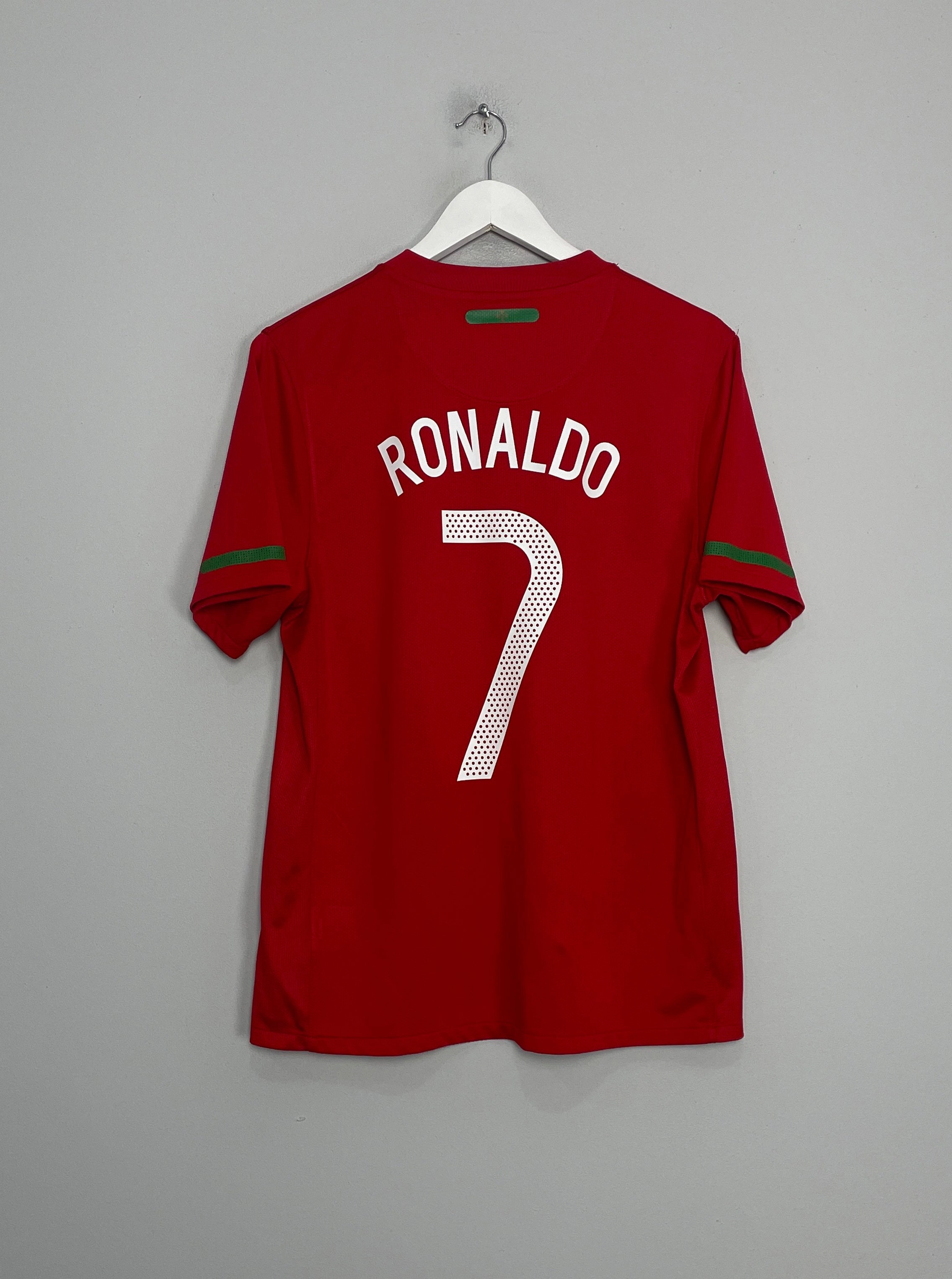 2010/12 PORTUGAL RONALDO #7 HOME SHIRT (M) NIKE Move Support