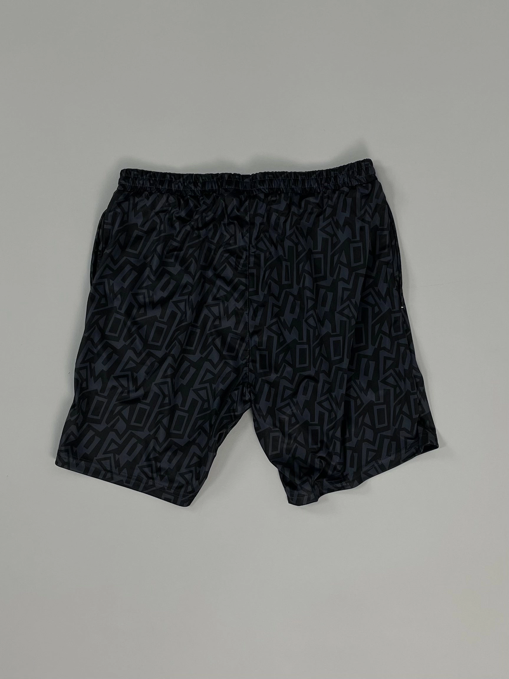 Energy Comfort Lockstitch Detailing UMBRO *BNWT* CARBON GRAFFITI SHORTS (MULTIPLE SIZES) WITH POCKETS