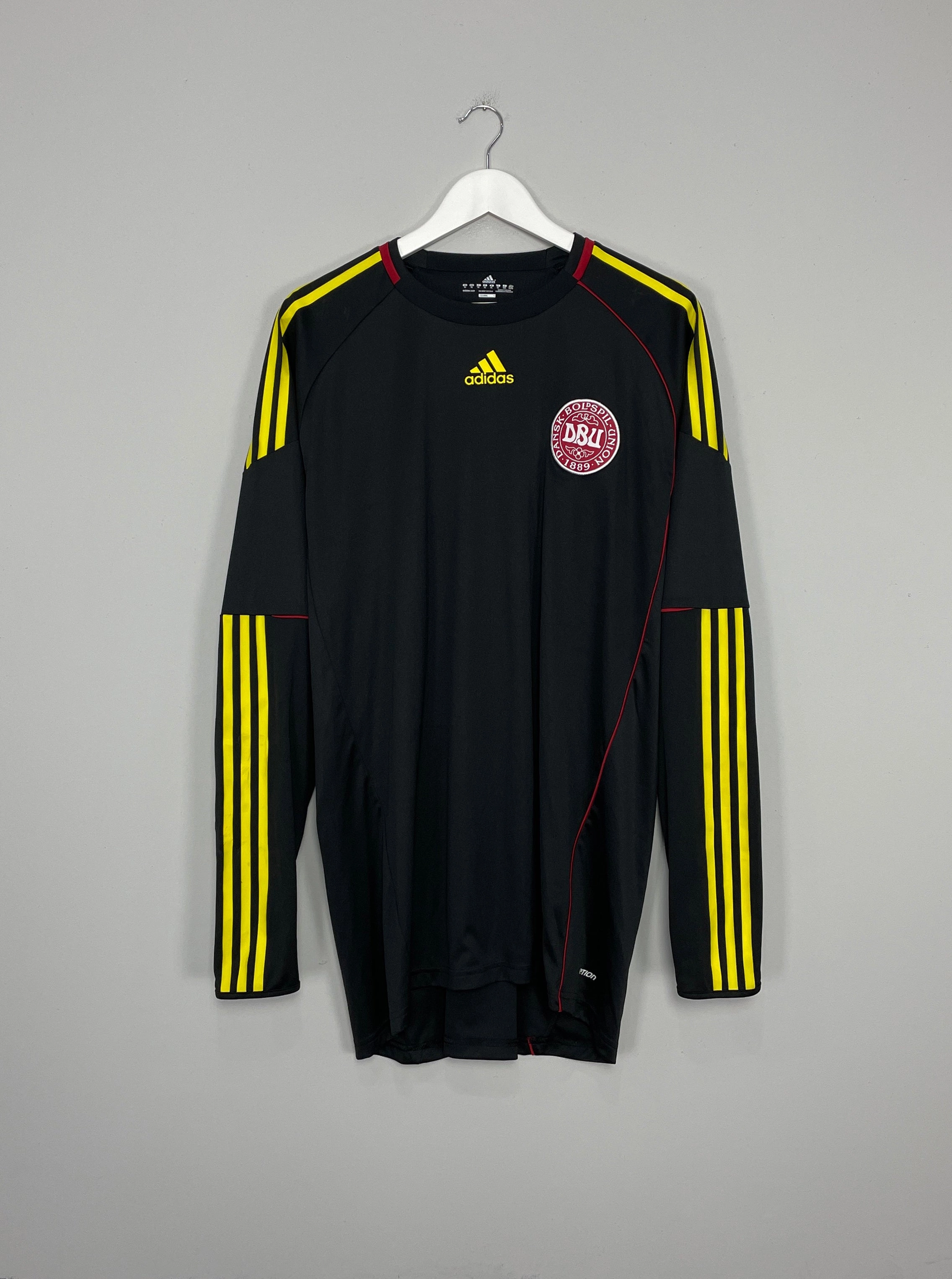 2010/11 DENMARK *PLAYER ISSUE* GK SHIRT (XL) ADIDAS Stretch Fit Air Mesh