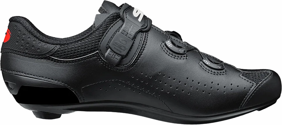 Cushioned Sole Sidi Genius 10 Road Cycling Shoes - Black