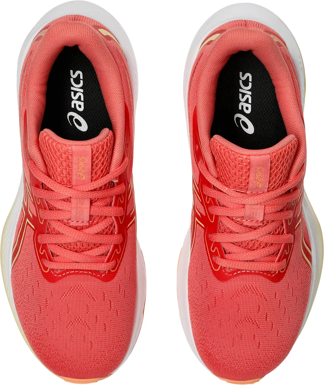 Asics Gel Cumulus 26 GS Junior Running Shoes - Orange Low Top Style Distinctive cushioning