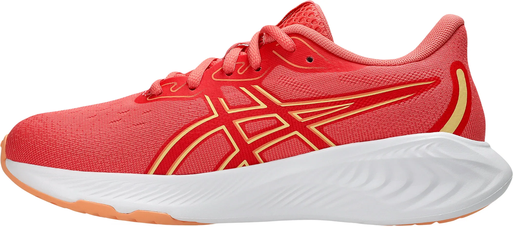Multi-functional breathability Bacterial Inhibition Asics Gel Cumulus 26 GS Junior Running Shoes - Orange