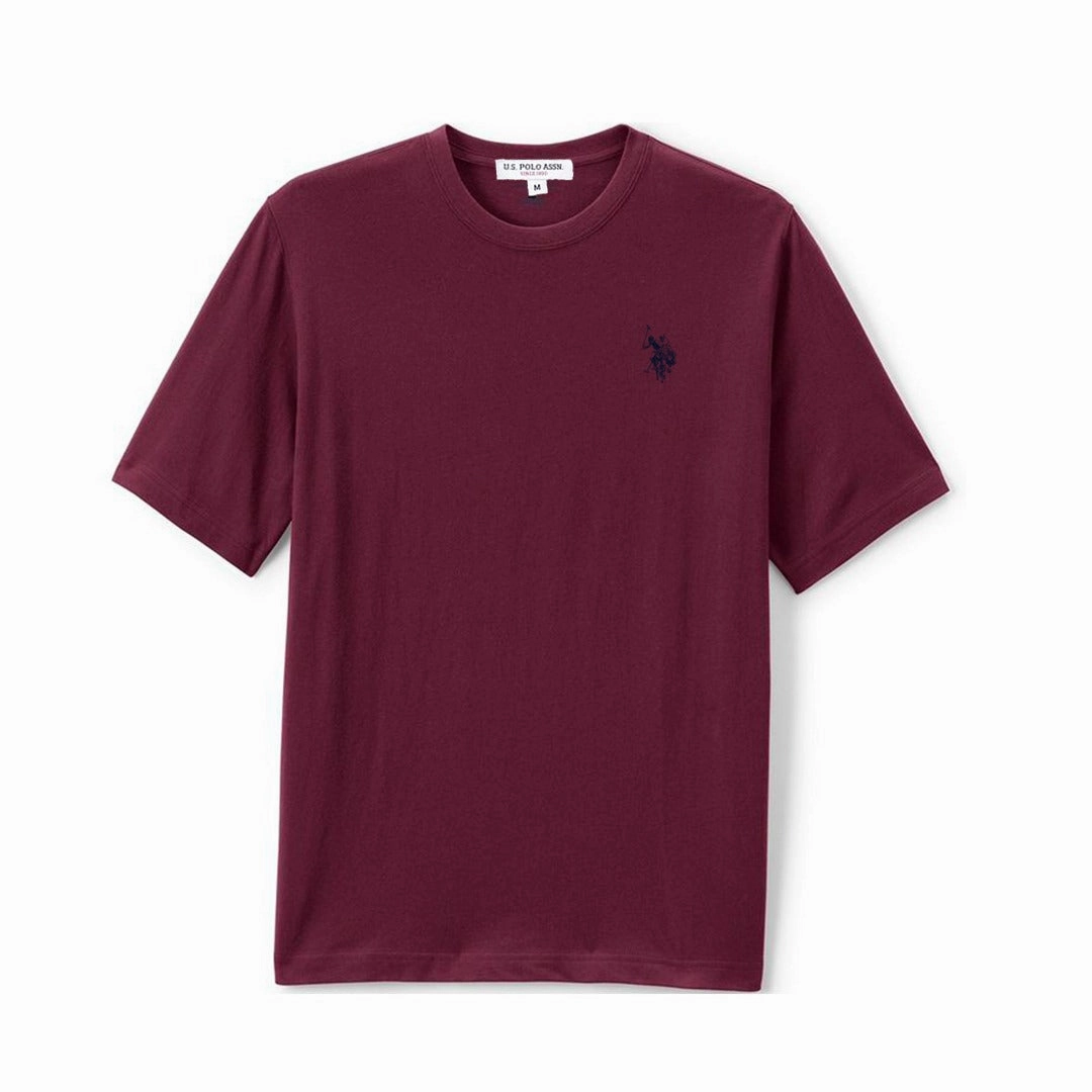 Simple Comfort Timeless Layer US Polo Assn Maroon Men T shirt