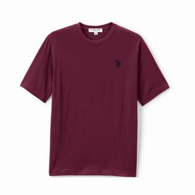 Simple Comfort Timeless Layer US Polo Assn Maroon Men T shirt