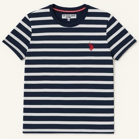 Holiday Trend USPA ASSN MEN STRIPE T SHIRT