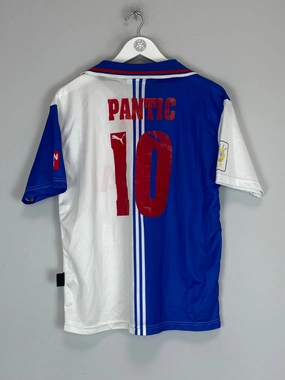 Comfortable Gear 1996/97 ATLETICO MADRID PANTIC #10 AWAY SHIRT (S) PUMA