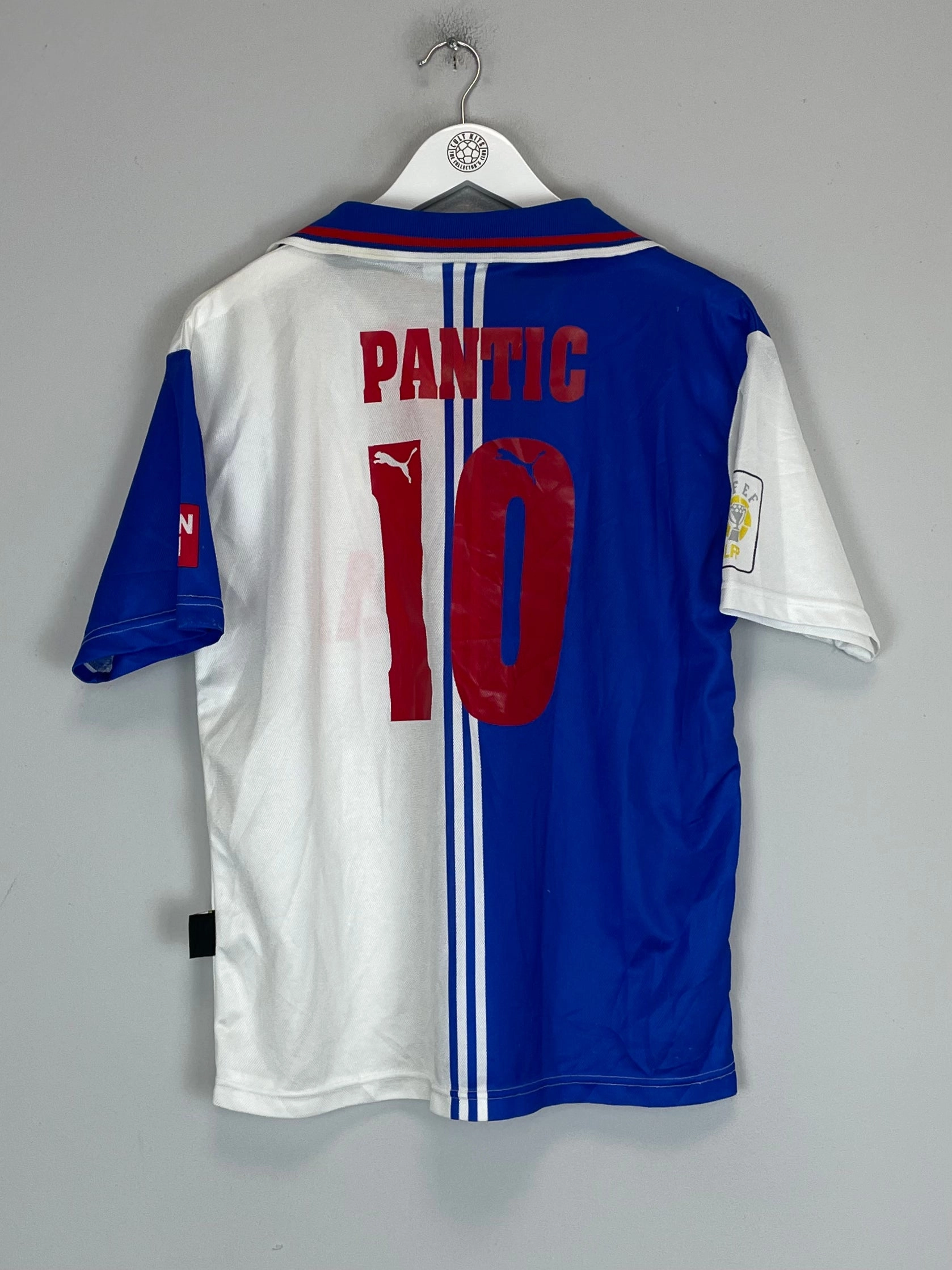 Comfortable Gear 1996/97 ATLETICO MADRID PANTIC #10 AWAY SHIRT (S) PUMA
