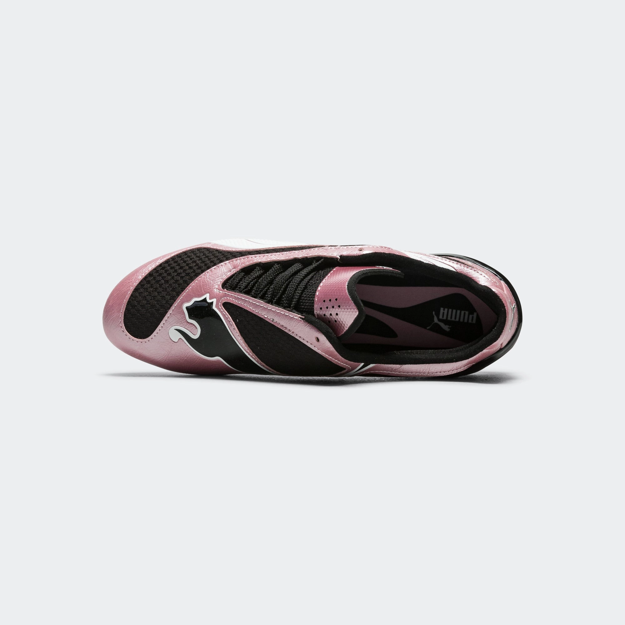 V-S1 Metallic - Puma Black/Poised Pink Reinforced Heel Cup Odor Resistant Lining
