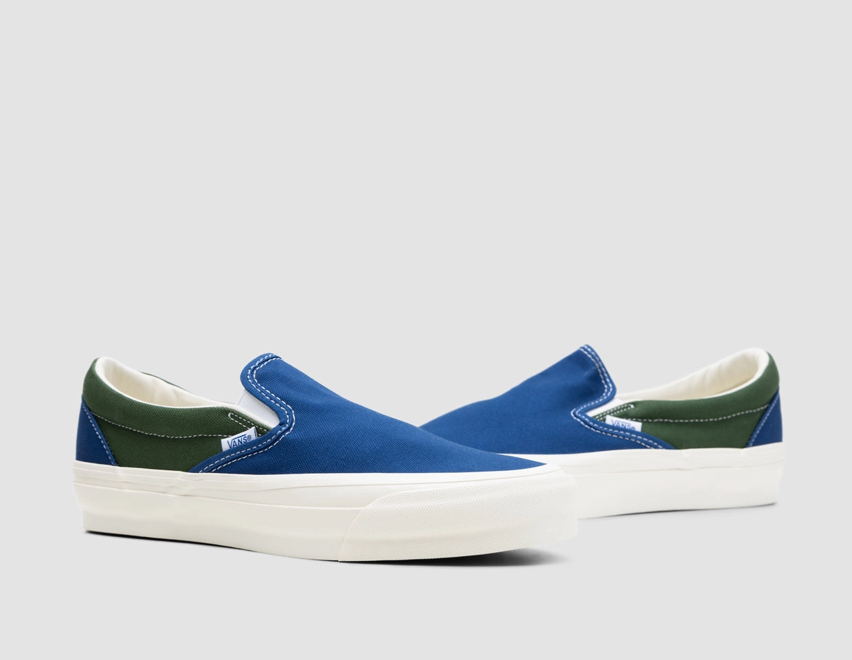 Vans Slip-On Reissue 98 LX BMX Blue / Green Daily Walk Stretch Gusset
