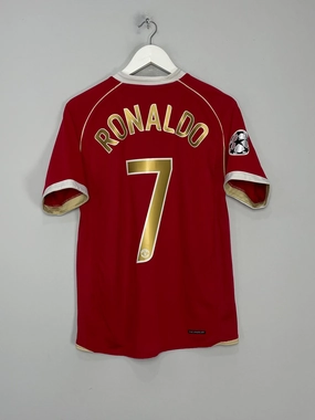 2006/07 MANCHESTER UNITED RONALDO #7 C/L HOME SHIRT (S) NIKE Stylish performance
