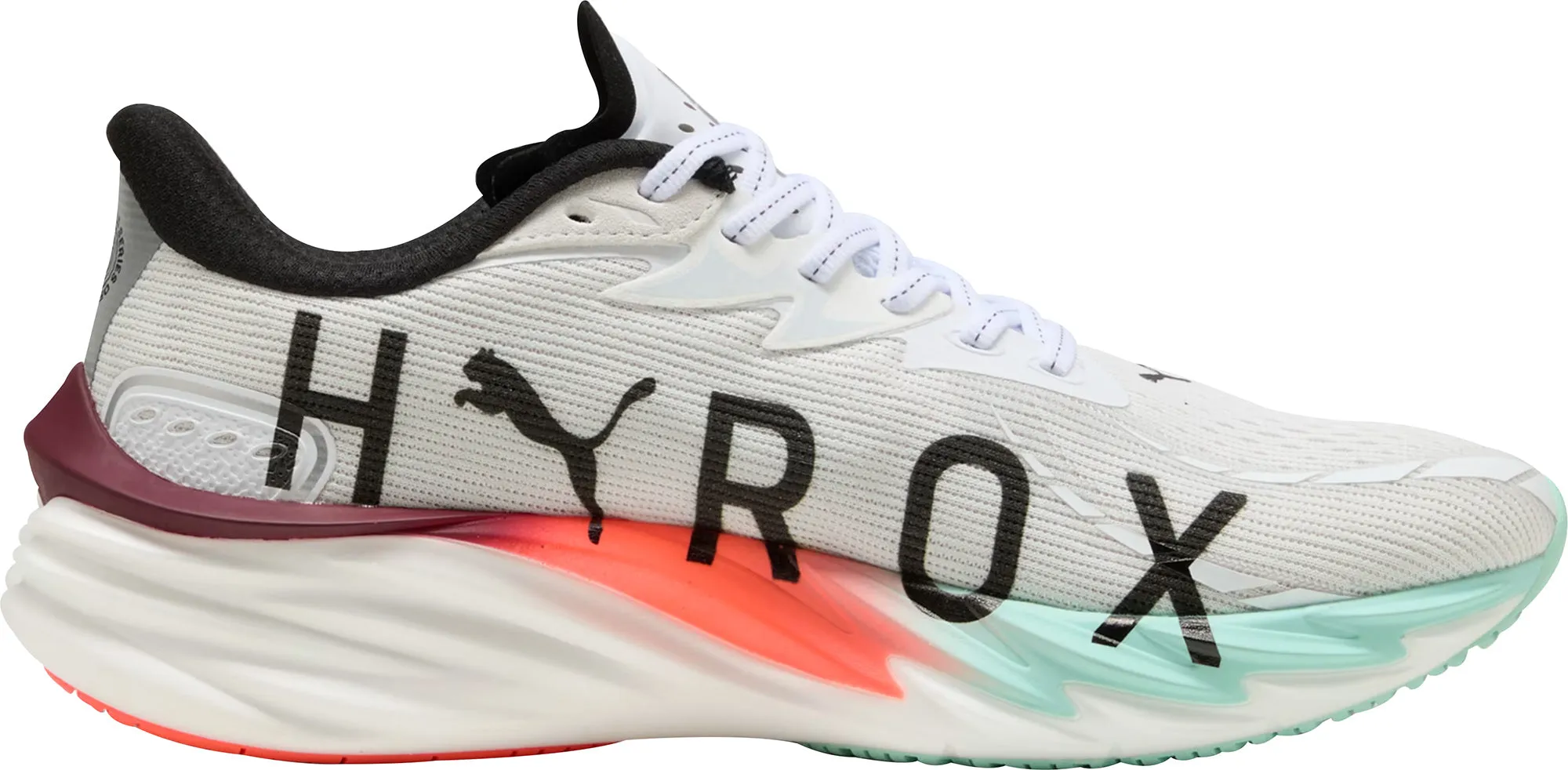 Puma Velocity Nitro 4 HYROX Mens Running Shoes - White foam padding Rebound Boost Technology