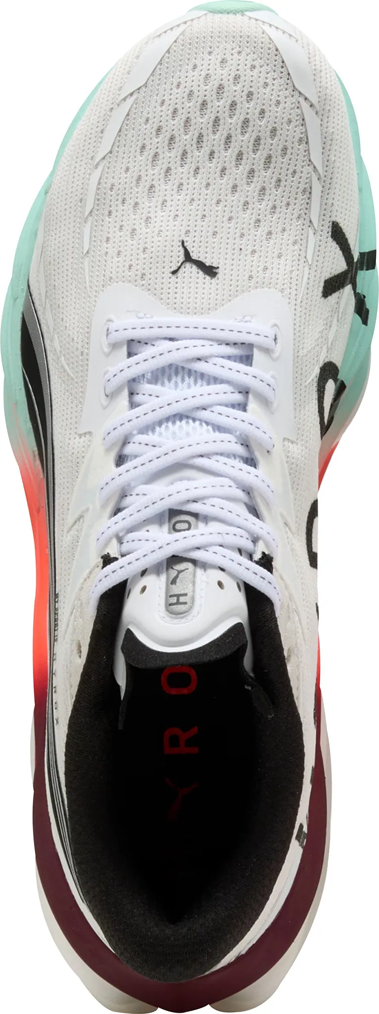 Zip Up Closure Comfortable Puma Velocity Nitro 4 HYROX Mens Running Shoes - White