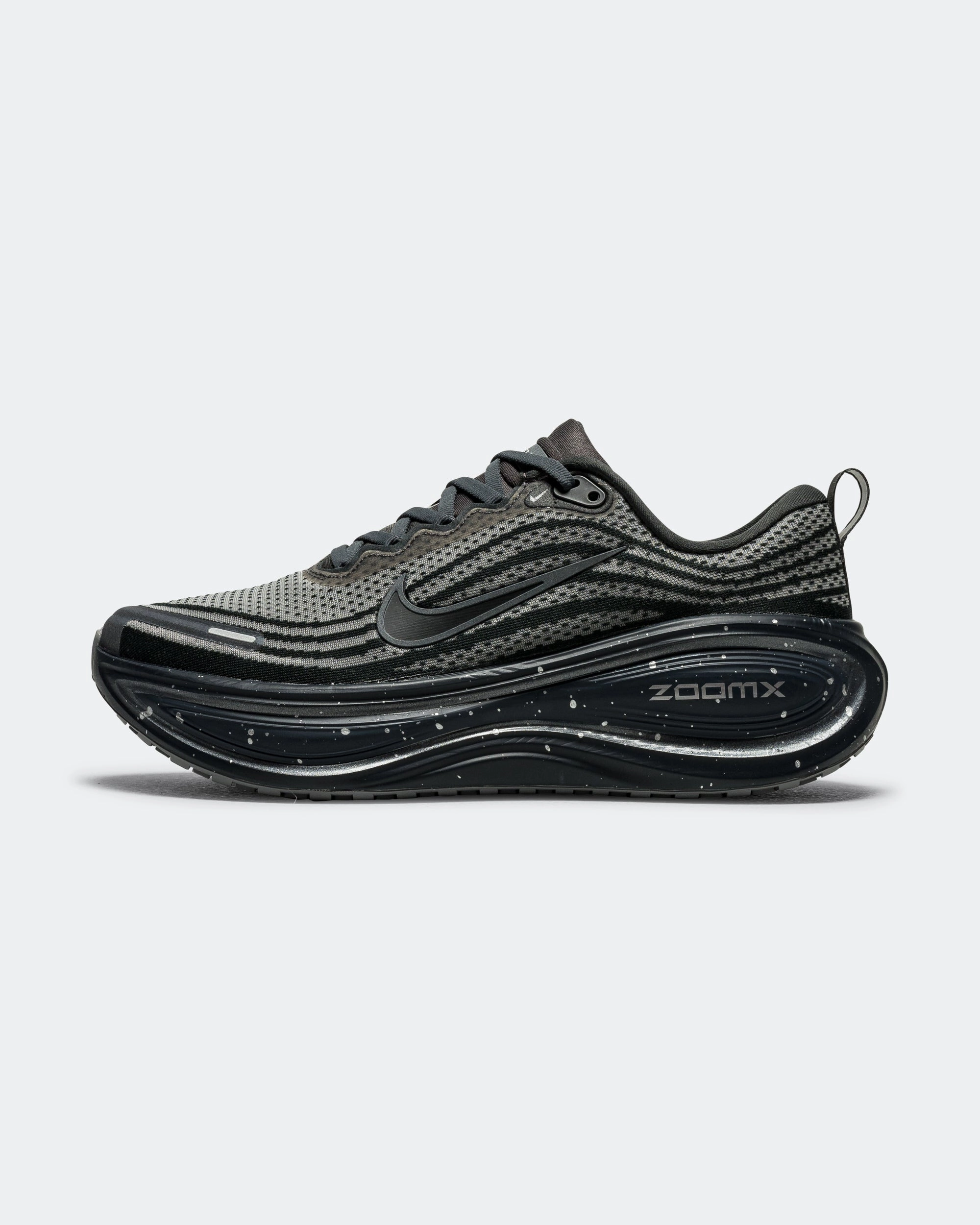 Vomero Plus Speckle - Anthracite/Black-Dark Obsidian-Obsidian Dynamic piece Dynamic Lacing