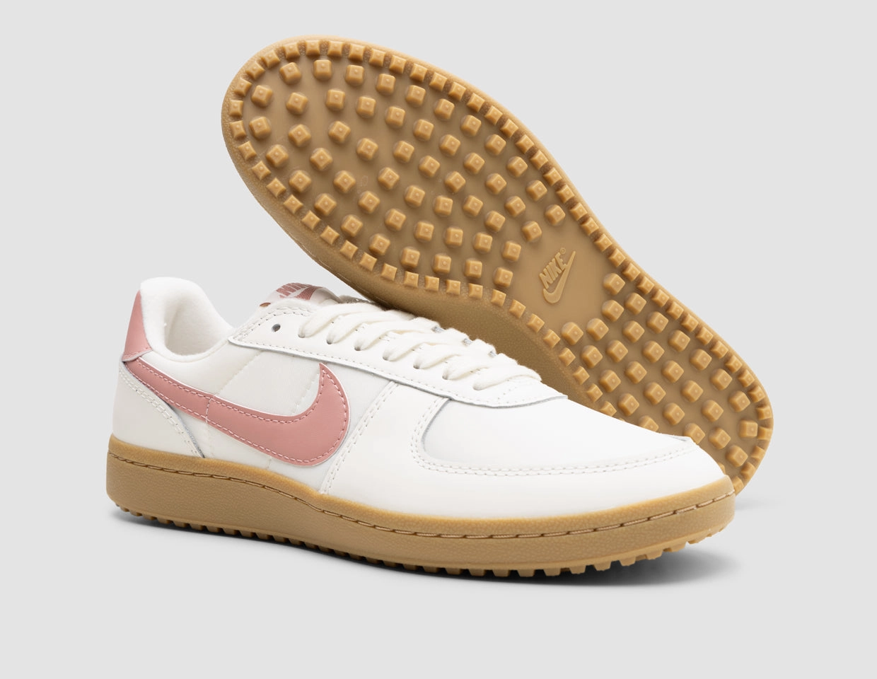 Nike Field General 82 Sail / Rust Pink - Gum Light Brown Easy Support Thermal Regulating Fabric