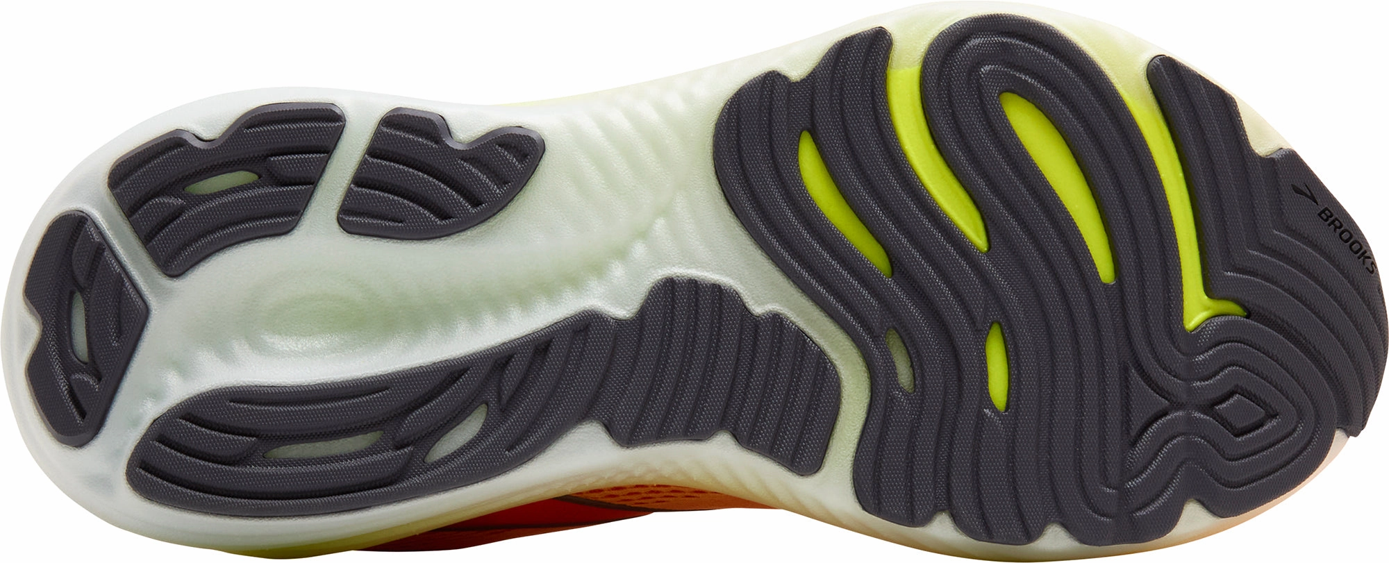 High Traction Outsole Brooks Glycerin 22 Mens Running Shoes - Orange