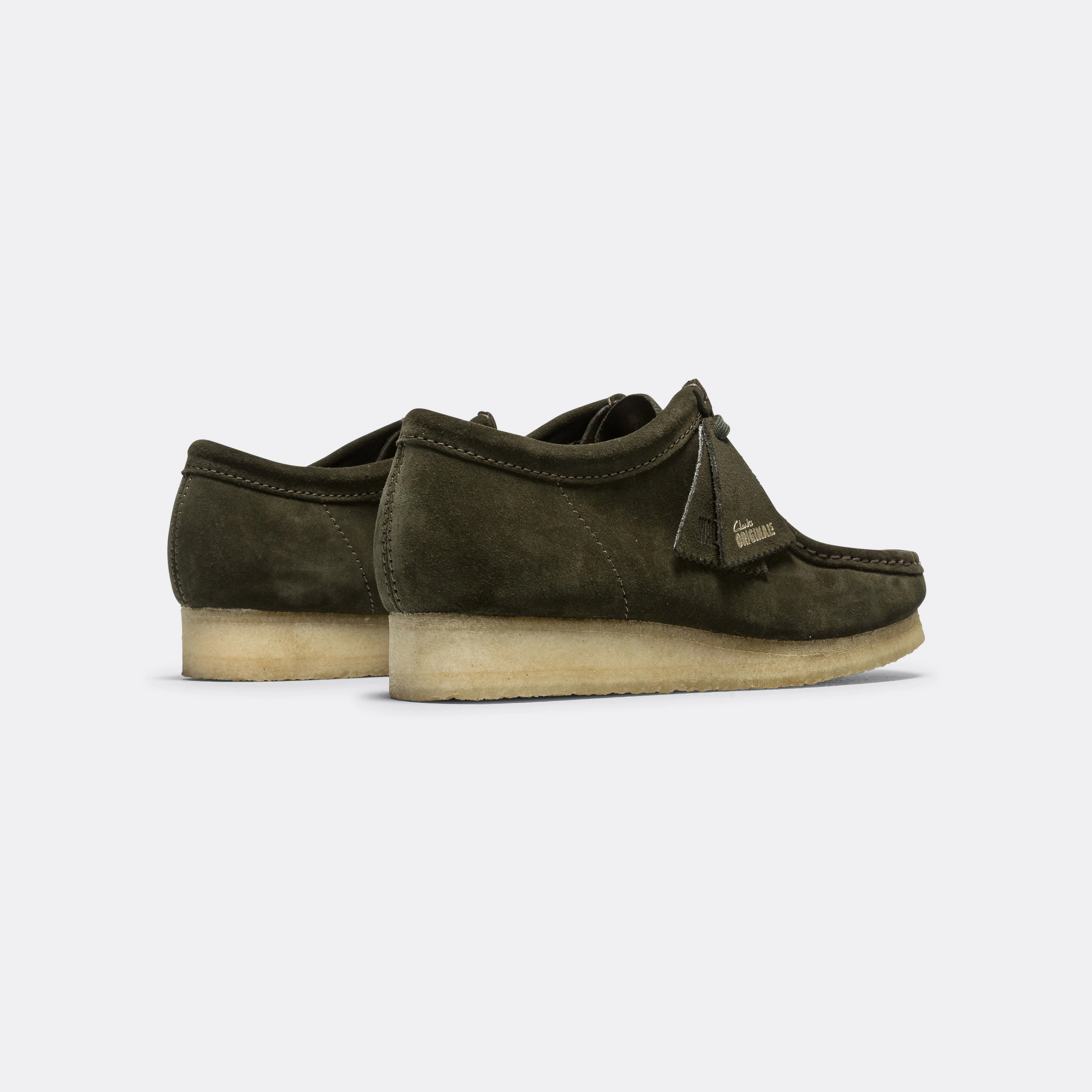 Wallabee - Forest Green Suede Comfortable Forefoot