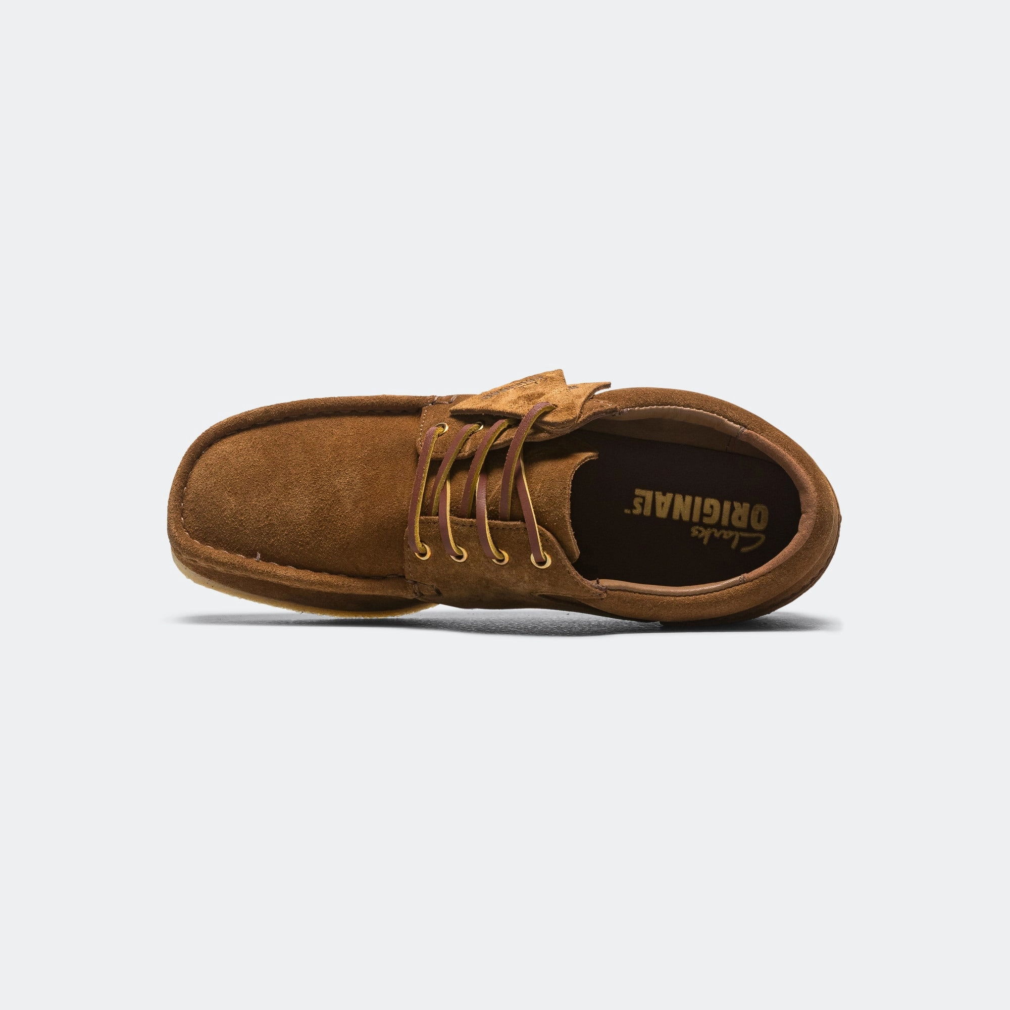 Every Fit Cushioned Choice Wallabee Boat - Cola Suede