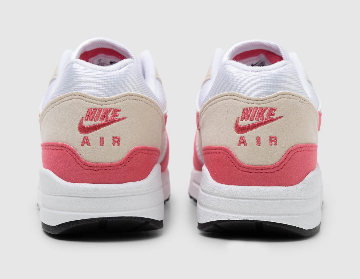 Thermoplastic Heel Cup Everyday Appeal Nike Women's Air Max 1 White / Aster Pink - Light Orewood Brown