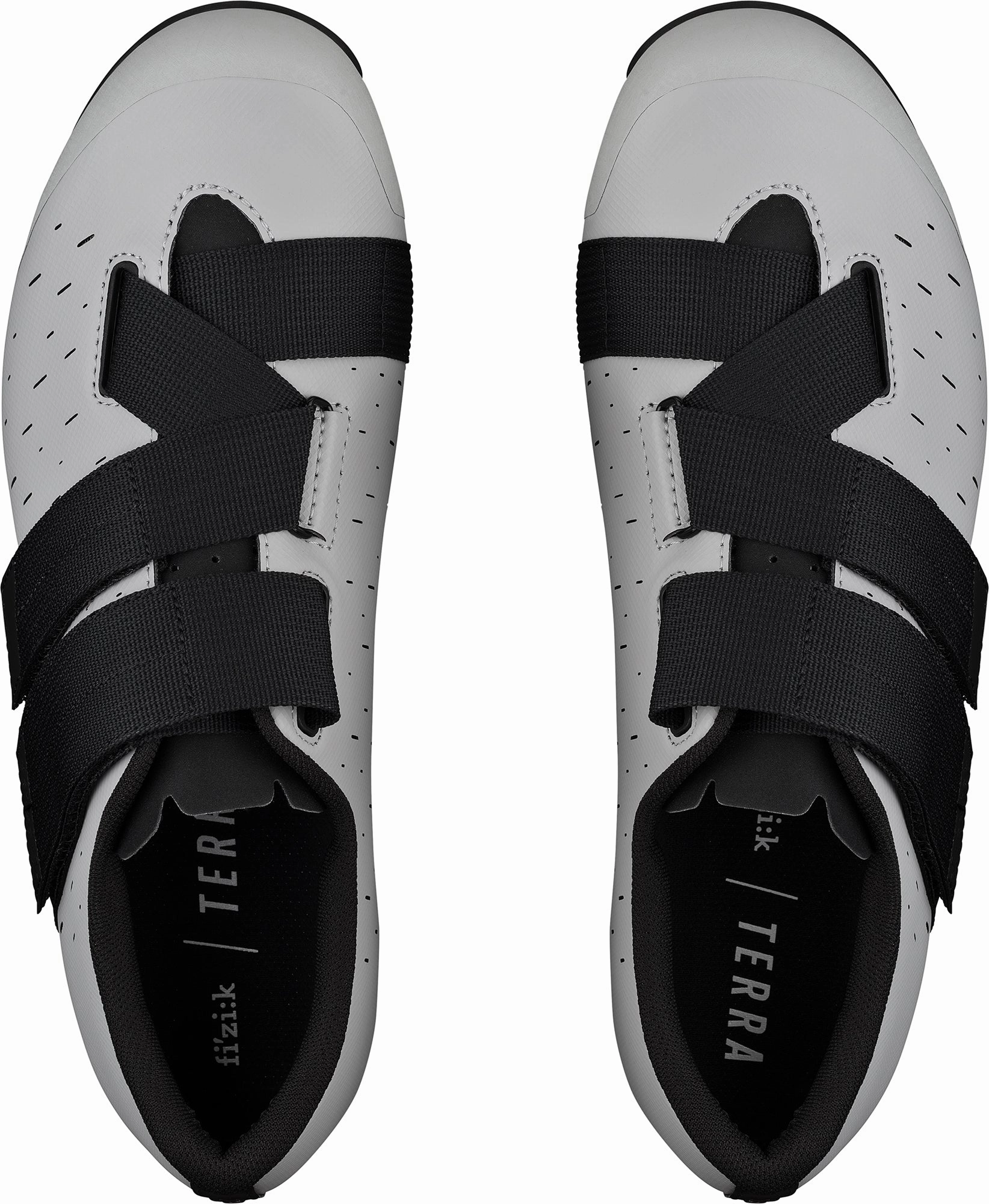 Fizik X4 Terra Powerstrap Mens Road Cycling Shoes - Grey Hiking Path