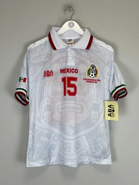 Rush Hour 1998 Mexico Hernandez #15 *Reissue* World Cup Edition Away (Multiple) ABA Sport